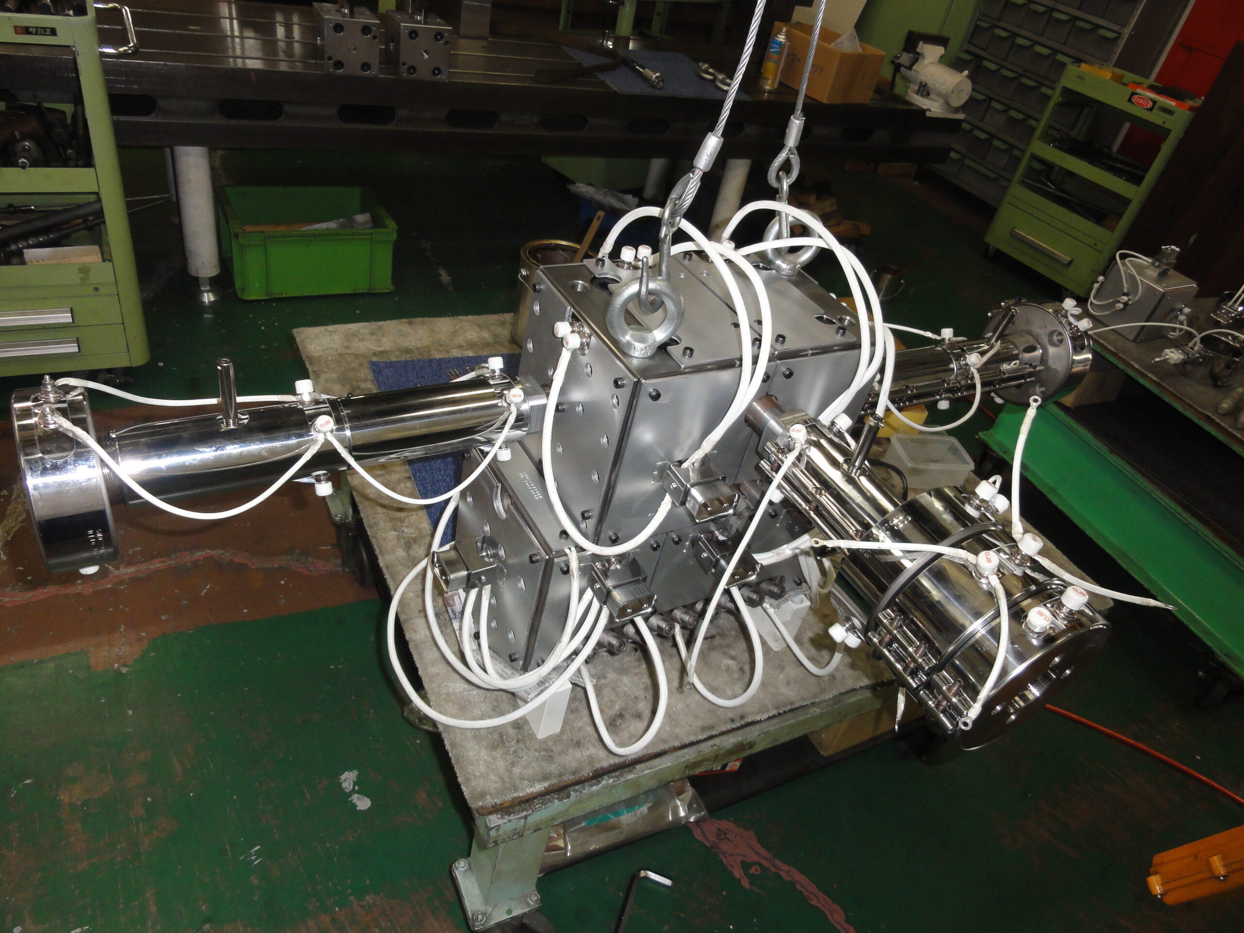 幅450mm,3種3層フィードブロック+Ｔダイス